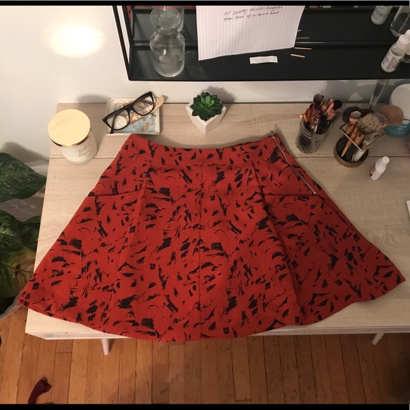 Adorable burnt orange skirt! - Picture 3 of 5
